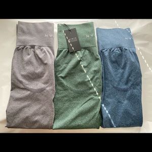 Slate blue NVGTN leggings. Medium